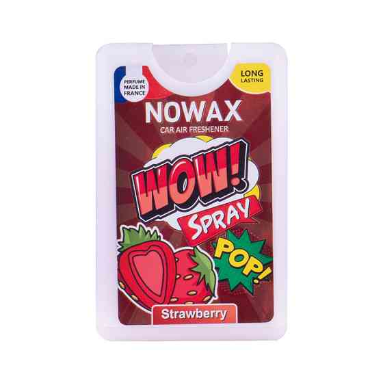 Ароматизатор повітря з розпилювачем Nowax Wow Spray 18мл Strawberry Львів