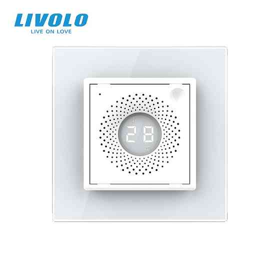 Термометр-гігрометр LIVOLO, 230В, білий Коломыя