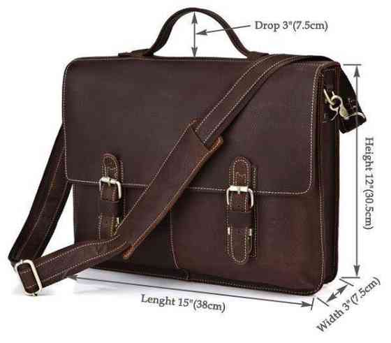 Портфель Vintage 14155 Коричневий Київ