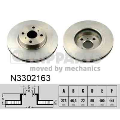 Гальмівний диск Nipparts N3302163 Вінниця