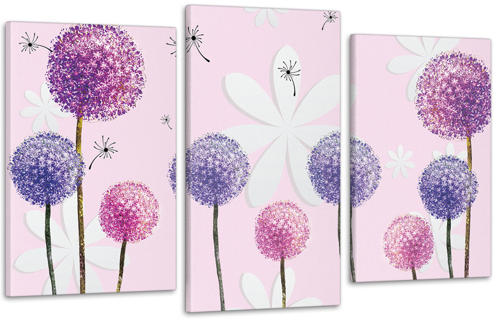 Модульна картина Квітни Абстракція Art-56_3 Київ - фото 1