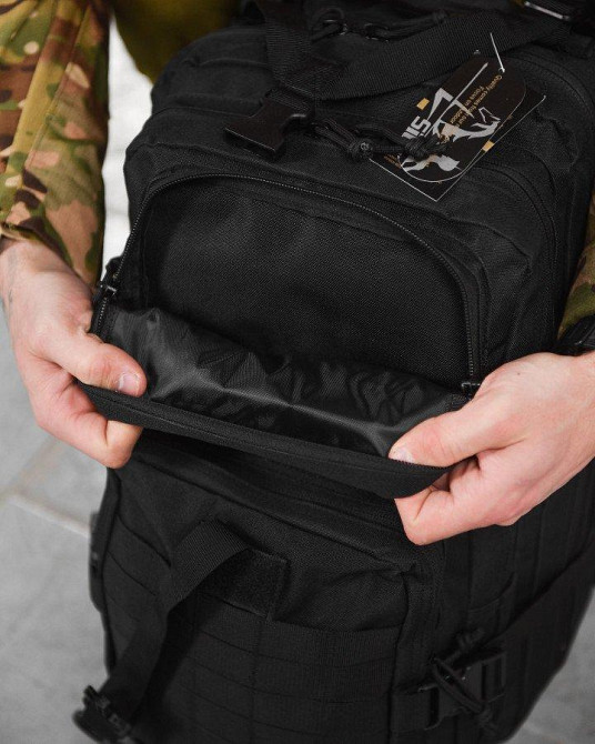 Рюкзак тактический   45л 800D Silver Knight USA  black  ВТ6387 Одесса - изображение 6