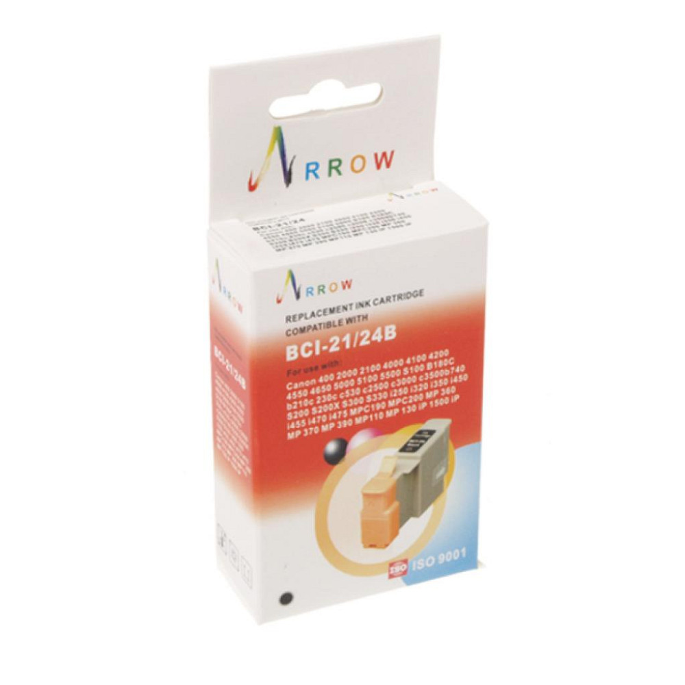 Картридж Arrow Canon BCI-21Bk/BCI-24Bk Black (BCI21/24B) Вінниця - фото 1