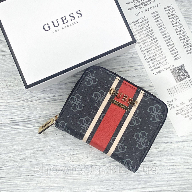 Жіночий невеликий гаманець Guess (900825) grey Київ - фото 1