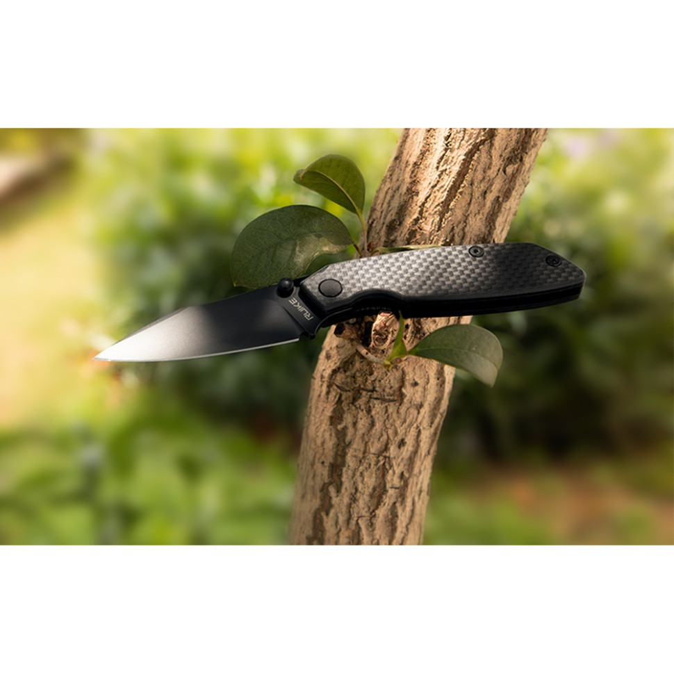 Ніж складаний туристичний Ruike P746-CB2, (8 см) 14C28N / G10 чорний Киев - изображение 10