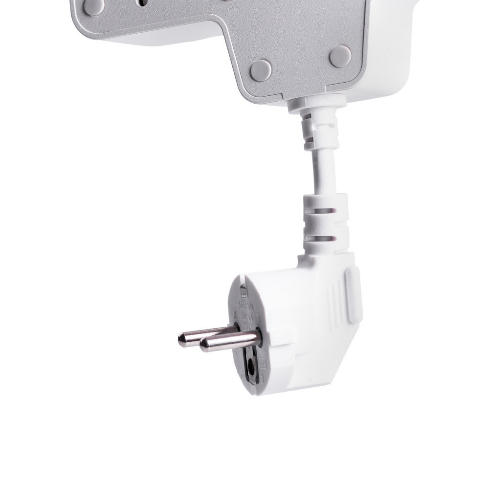 Мережевий фільтр на 2 євро розетки з 2 USB та 2 Type-C білий HP-5-17 Київ - фото 5