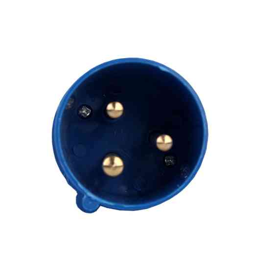 Вилка силова 3x16 2P+PE, 16А, 220-250 В, IP44 Днепр