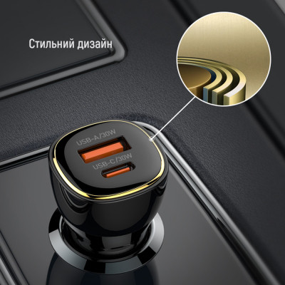 Зарядний пристрій ColorWay PowerDelivery PPS USB (USB-A + USB-C) (60W) Black (CW-CHA046PD-BK) Вінниця - фото 7