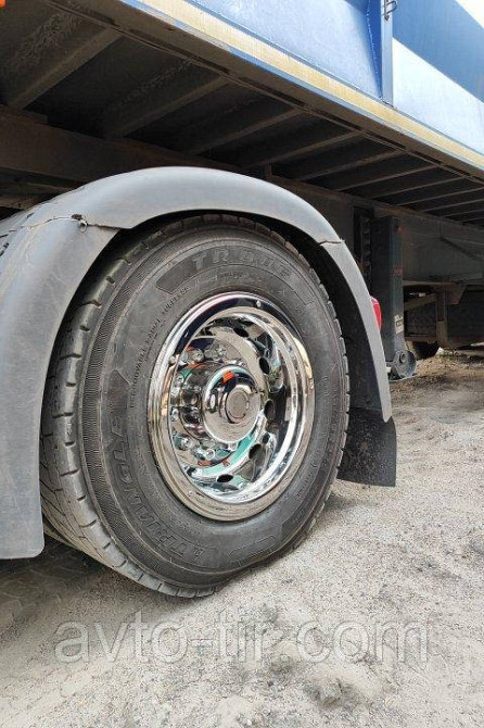 Колпак колеса глубокий задний 22.5 (нержавійка) ведуча вісь Колпак задний 22.5 Ковпак на автобус 22.5 Луцьк - фото 7