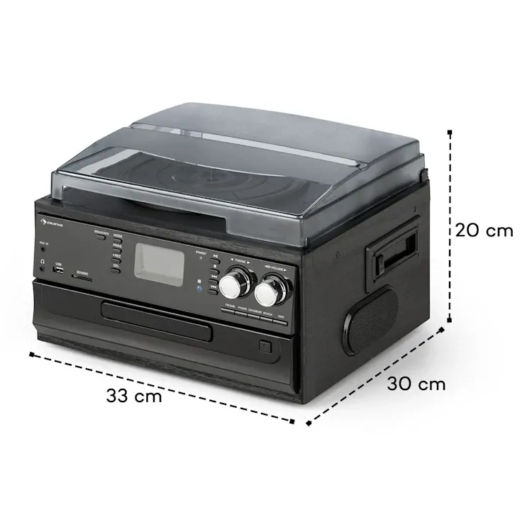 Уценка! Стереосистема с виниловым проигрывателем в стиле ретро Auna Oakland DAB из Германии Днепр - изображение 2