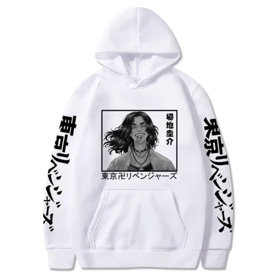 Худі, біла аніме для підлітка хлопчика 2765867091 розмір 150 см Дніпро