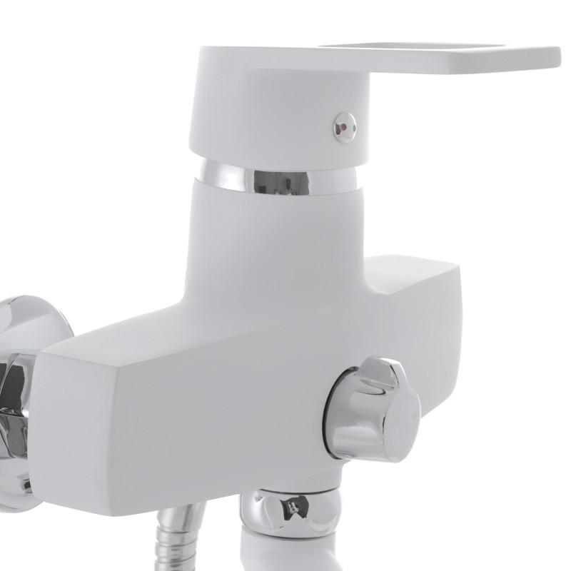 Змішувач для ванни Zerix Z2230-7 білий (ZX0359) Київ - фото 3