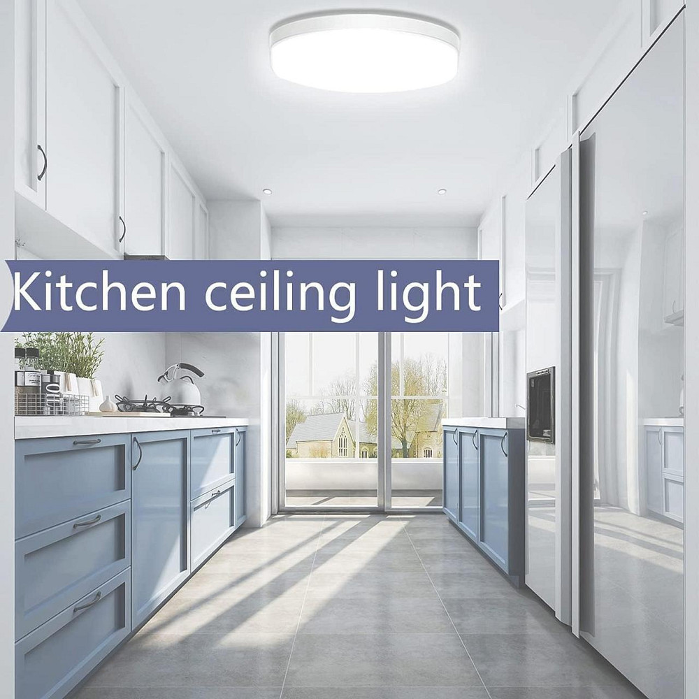 Светильник потолочный круглый LED 23 см, 36W, холодный белый свет 6500K, встроенная светодиодная лампа, люстра Киев - изображение 5