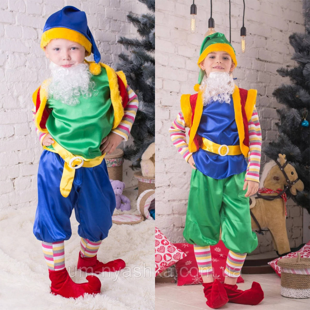 Дитячий новорічний костюм Лісового гнома Ельфа Кривий Ріг - фото 4