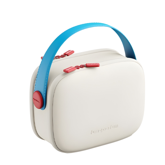 Сумка силіконова косметичка дорожня для аксесуарів у ванну кімнату та душ, EVA водонепроникна, біла Кам'янець-Подільський