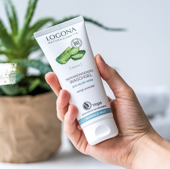 Біо-гель очищуючий для вмивання Алое Logona 100 мл Київ - фото 2