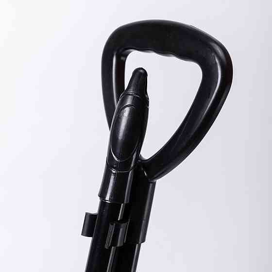 Веник і совок з довгою ручкою для прибирання чорні Київ