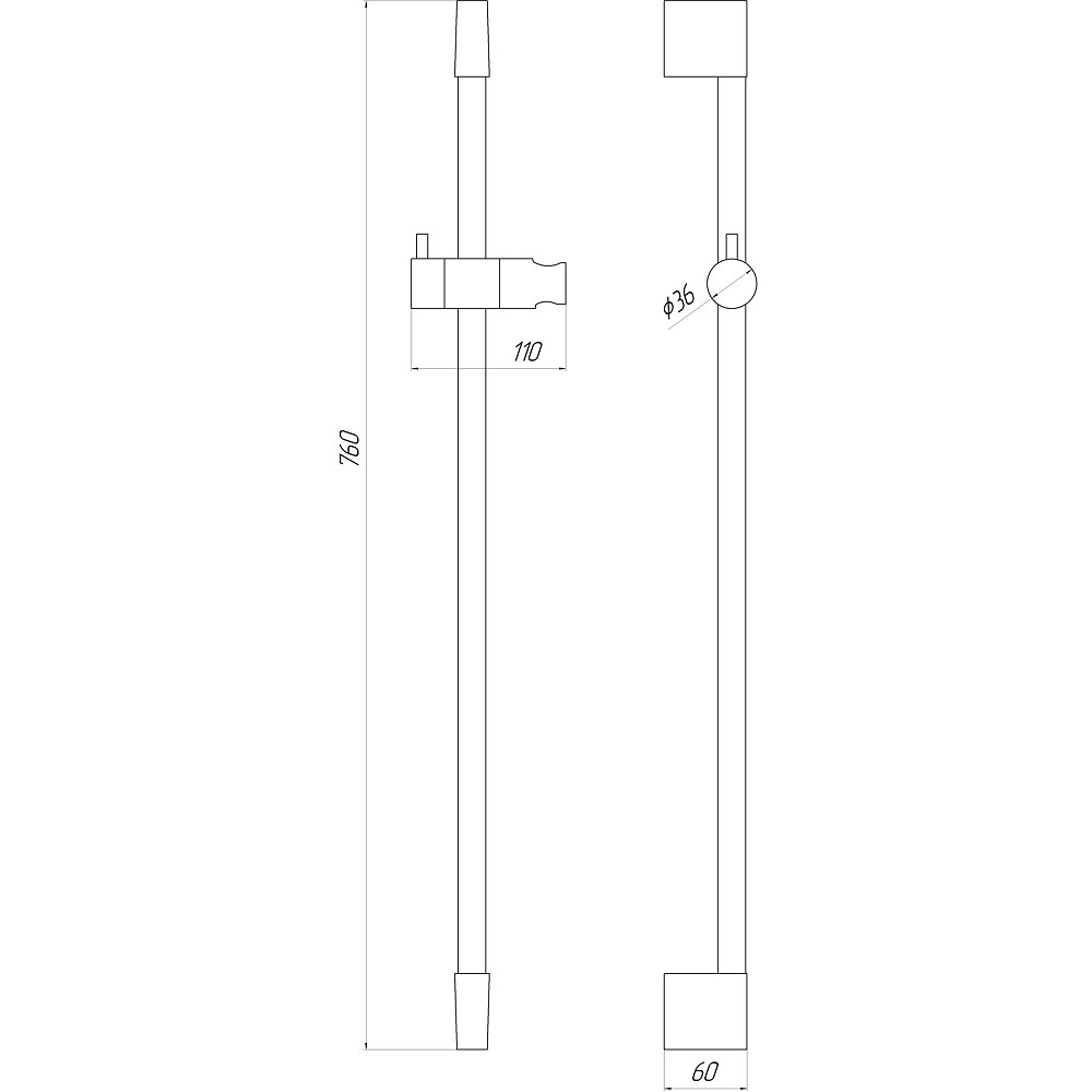 Душова стійка TOPAZ SARDINIA TS-08107-00 Луцьк - фото 3