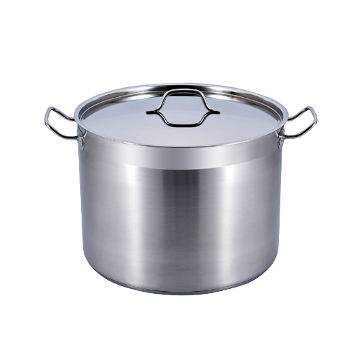 Каструля нержавіюча сталь циліндрична 11л з кришкою ZB-26 Interos Житомир - изображение 1