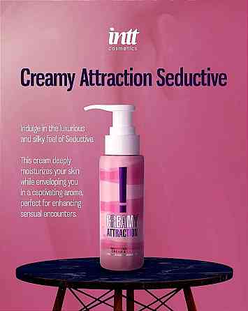 Крем-гель для тіла з спокусливим ароматом Intt Creamy Attraction Seduction! для поцілунків, 100 мл Sex Aura Київ