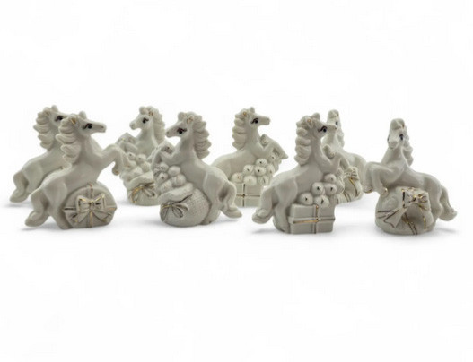 Статуэтки фарфоровые Лошади 8 шт Киев - изображение 1
