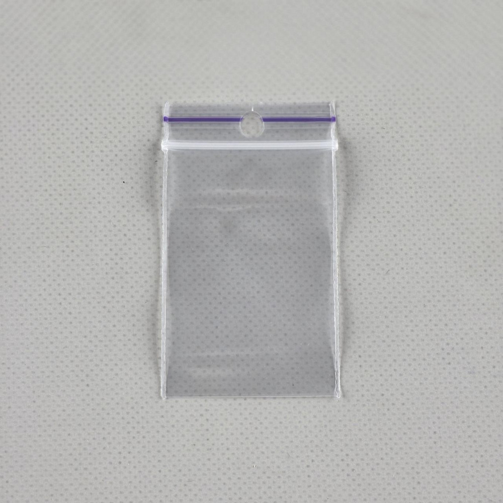 Герметичные пакеты zip lock для мелких деталей и хранения (с отверстием) 4см x 6см(100шт) (1 пачка) Харьков - изображение 1