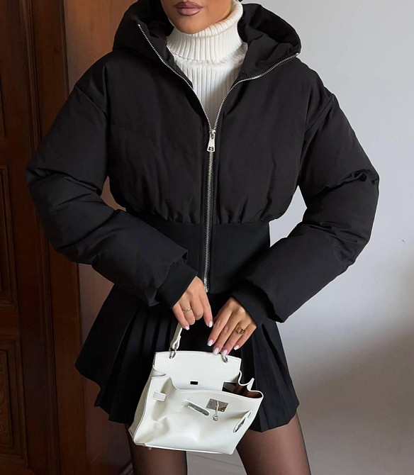 Жіноча стильна повсякденна куртка щільна плащівка Одеса - фото 1