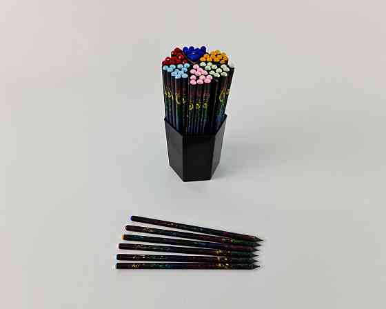 Олівець графітний HB №ST-6149-D пластиковий круглий корпус зі стразами Харків