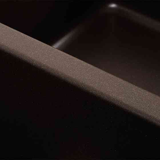 Гранітна мийка для кухні Platinum 7950 Equatoria матовий Темна скеля Коломия