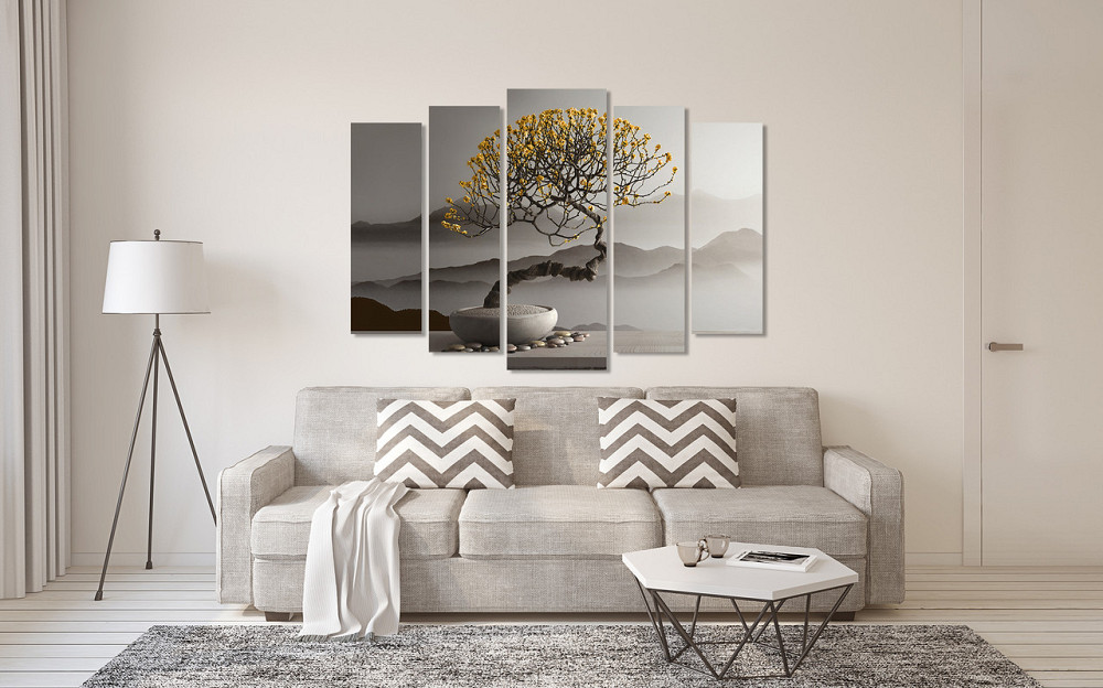 Модульная картина в гостиную / спальню Дерево Бонсай   LM019_5 90х132 см Киев - изображение 2