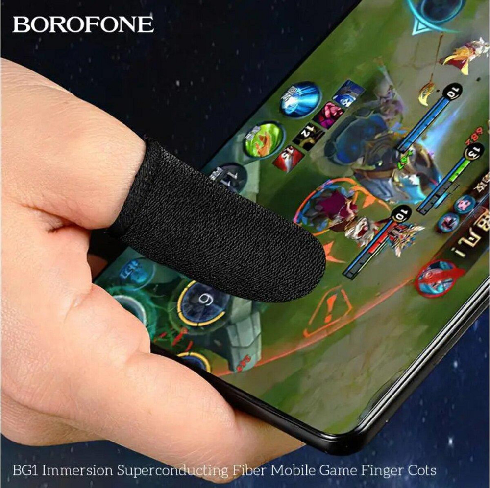 Напальчник игровой BOROFONE BG1 Superconducting fiber mobile game finger cots BG1B Одесса - изображение 5