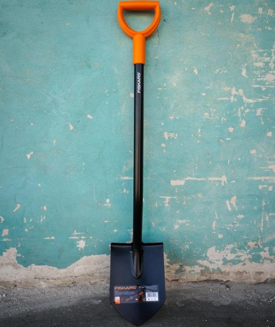 Штикова Лопата для саду 117 см Fiskars "Solid" (131413/1003455) Ресорна сталь Нововолинськ - фото 5