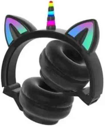 BНаушники беспроводные bluetooth Stereo Unicorn STN-27 LED black Киев