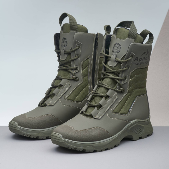 Берцы зимние теплые Apache хаки военные ВСУ, водонепроницаемые тактические армейские ботинки 42(28см) Харьков