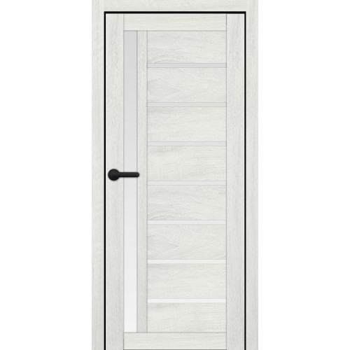Дверь межкомнатная Порталино PL-01 Санома платинум сатин Киев - изображение 1