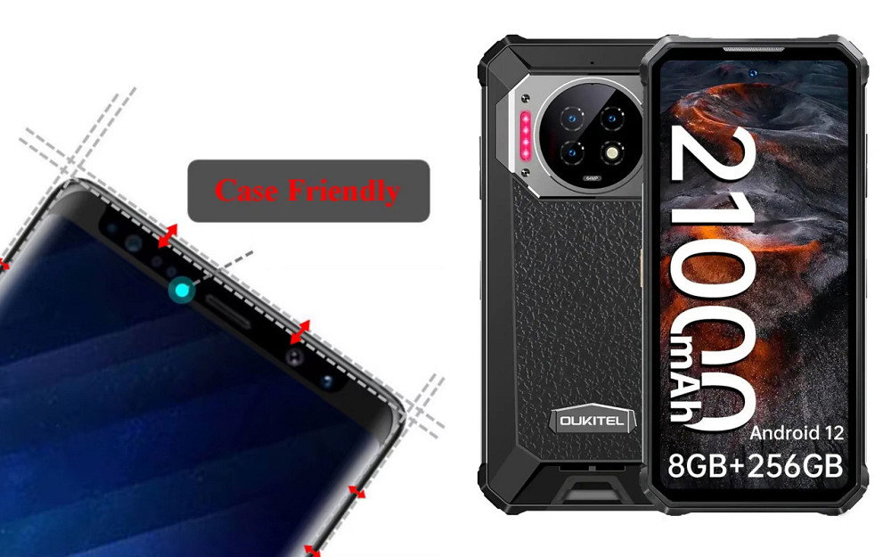 Захисне скло HyperGlass Pro для Oukitel WP19, WP19 Pro 2023 – максимальна чутливість та захист Київ - фото 4