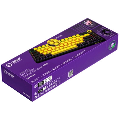 Клавіатура Lorgar KBP70MW Pro RGB Wireless/Bluetooth/USB UA Black/yellow (LRG-KBP70MW-YL-US) Вінниця - фото 6