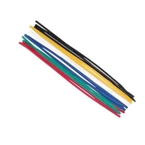 Кембрик термоусадочный 100см, d=14 АССОРТИ упак 20шт Мукачево