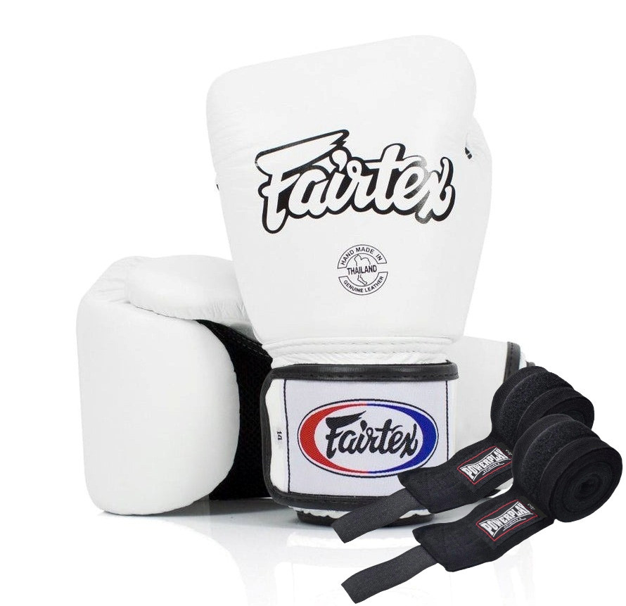 Боксерські рукавиці Fairtex BGV1 White 12 унцій Київ - фото 1