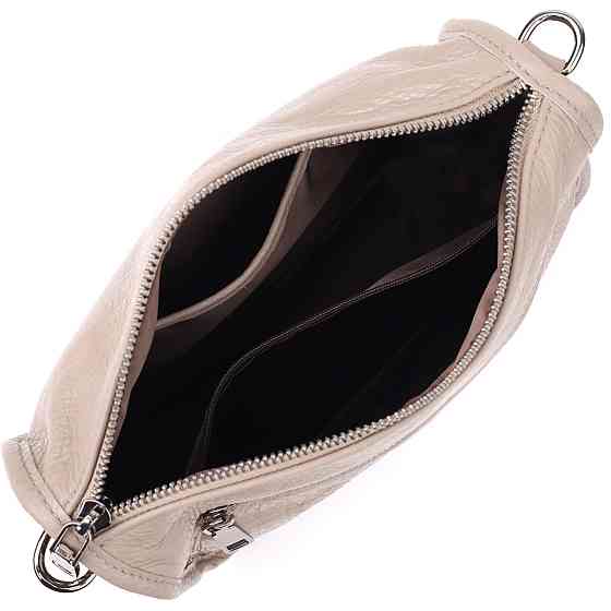 Стильная сумка на плечо из натуральной кожи Темно-серый (Vintage) Киев