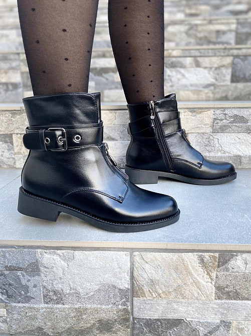 Жіночі черевики MOLO чорні еко-шкіра 36р. (2587) Коломия - фото 6