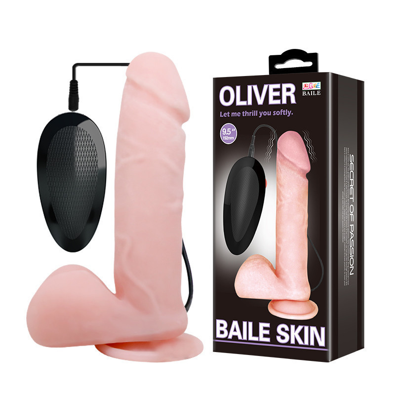 Вібратор - Oliver Vibrating Dildo Flesh Sex Aura Київ - фото 1