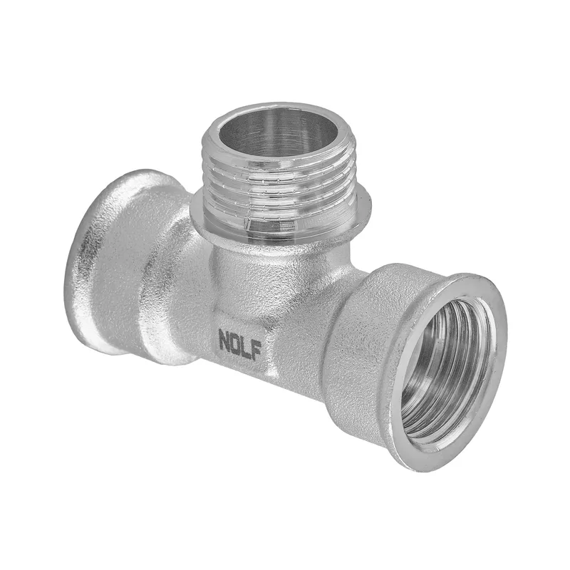Трійник Nolf NFC.T06FMF-N-1/2''FMF нікельований (NF3098) Київ - фото 1