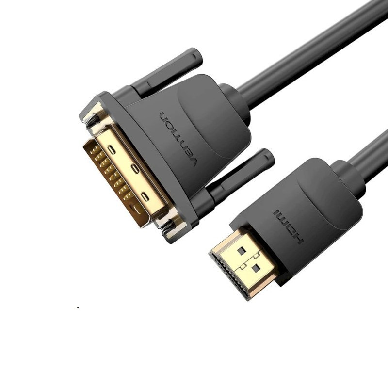 Кабель HDMI-DVI 3м черный Киев - изображение 1