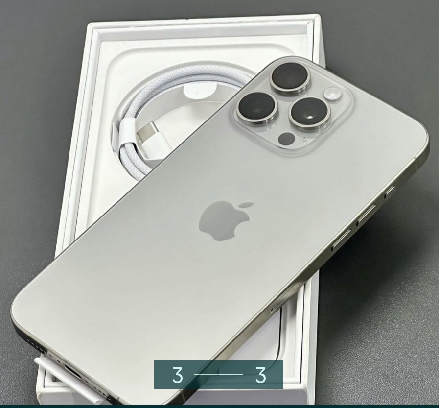 Айфон: iPhone 15 Pro Max 256Gb Natural Titanium Київ - фото 3