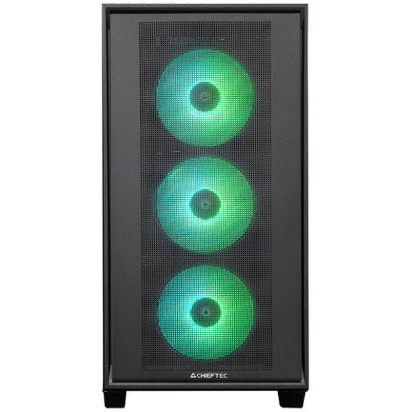 Корпус Chieftec HUNTER 3 GS-03B-OP 4x120mm A-RGB, USB-C, E-ATX, без БЖ, Black Вінниця - фото 2