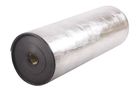 Шумоизоляция шумо-теплоизоляционная Polifoam 1000*1000*4.0мм самокл. метал. Винница