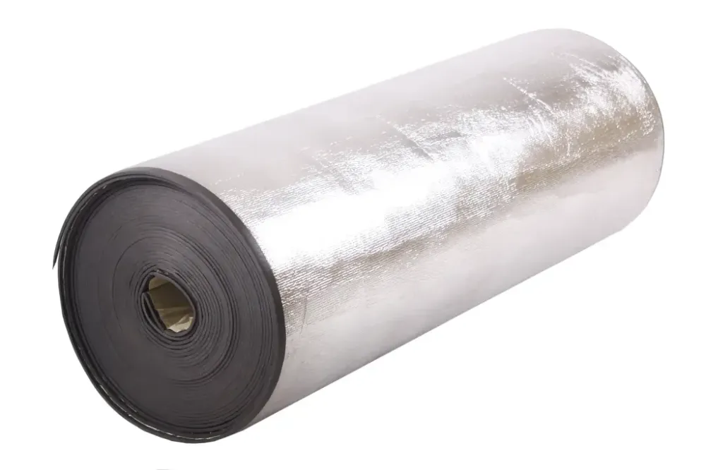 Шумоизоляция шумо-теплоизоляционная Polifoam 1000*1000*4.0мм самокл. метал. Винница - изображение 1