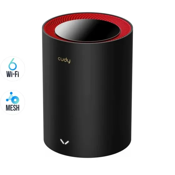 Маршрутизатор WiFi Mesh-система WiFi 6 2.5G Cudy M3000 Black (1-Pack) дводіапазонний AX3000 (73-00519) Киев
