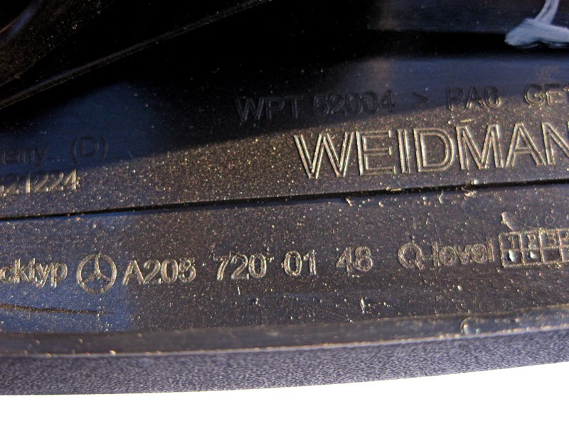 Mercedes-Benz  A2057200148 Накладка - трикутник передніх лівих дверей C-Class W205 Одеса - фото 3